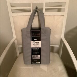 Gray King Sheet Set by Amy Miller NEW